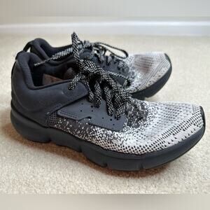 Salomon Black and Gray Athletic Shoes